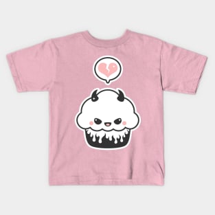 Kawaii Evil Cupcake Kids T-Shirt